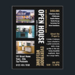 Collage Style Realtor Open House Werbung Flyer<br><div class="desc">Collage Style Realtor Open House Werbung Flyer durch den Business Card Store.</div>