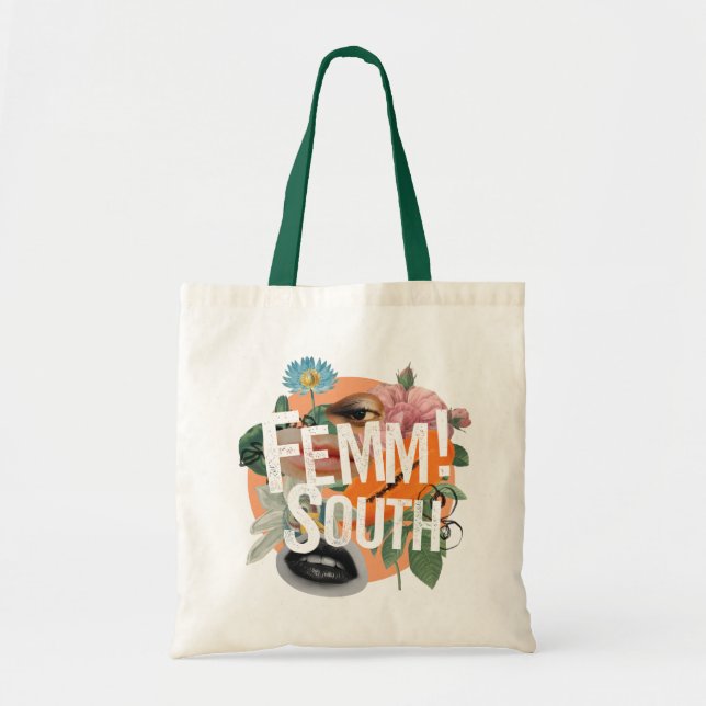 Collage Tote Bag Tragetasche (Vorne)