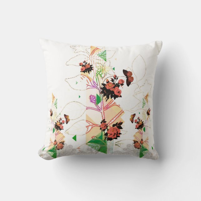 Collage Vintag Kissen (Vorderseite)