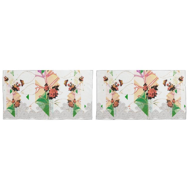 Collage Vintag Kissenbezug (Vorderseite-Set)