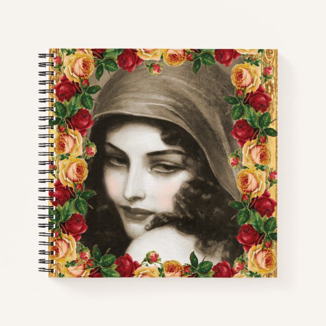 Collage Vintag Notizbuch (Vorderseite)