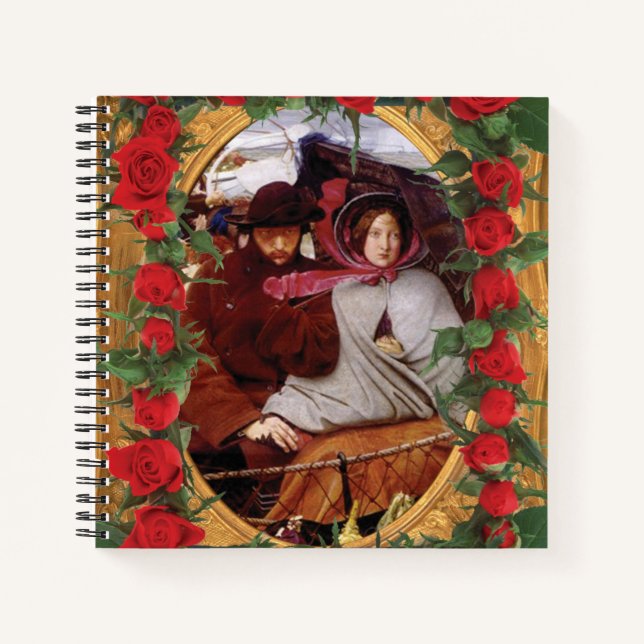 Collage Vintag Notizbuch (Vorderseite)