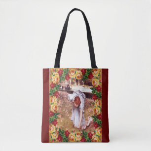 Collage Vintag Retro mit Spitzen und Blume