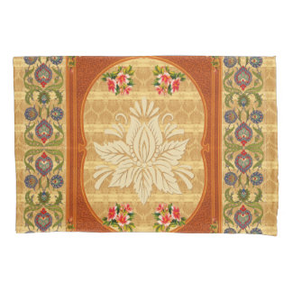 Collage Vintag Retro mit Spitzen und Blume Kissenbezug