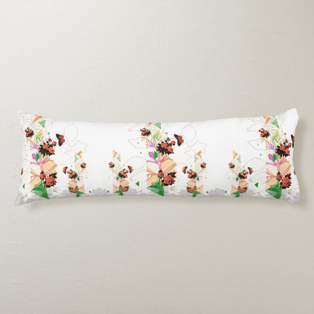 Collage Vintag Seitenschläferkissen (Vorderseite)