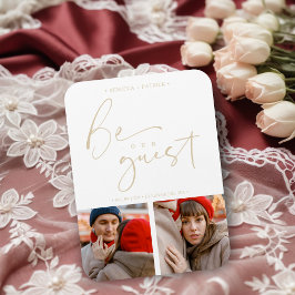 Collage Zwei Fotos sind unsere romantische Hochzei Magnet