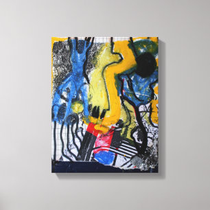 Collages Bruyants Artist's Book 16. page Leinwand