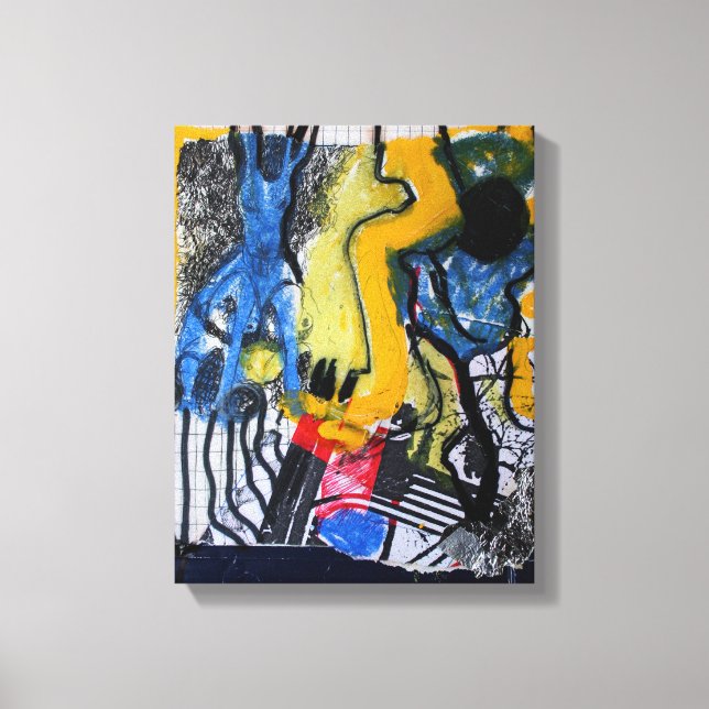 Collages Bruyants Artist's Book 16. page Leinwand (Vorderseite)