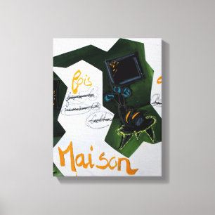 Collages Bruyants Artist's Book Culture House C Leinwanddruck