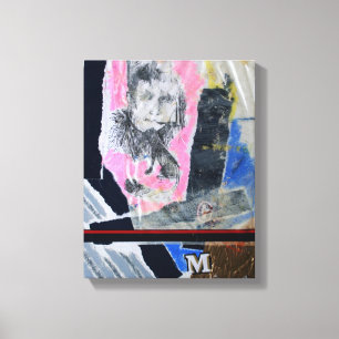 Collages Bruyants Artist's Book stecken im Leben C Leinwanddruck