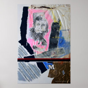 Collages Bruyants Artist's Book stecken in Ihrem L Poster