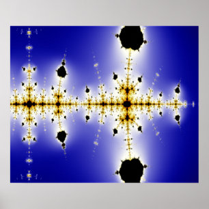 Collatz Mathematical Mandelbrot Fraktal Poster