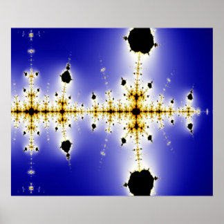 Collatz Mathematical Mandelbrot Fraktal Poster