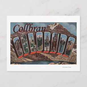 Collbran, Colorado - Große Briefszenen Postkarte