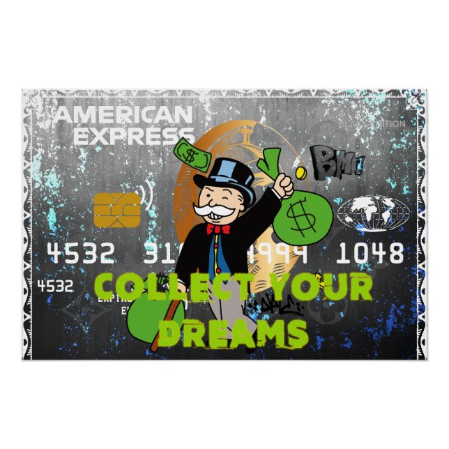 Collect Your Dreams (Black Card Pop) Poster (Vorderseite)