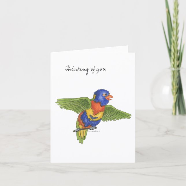 Collection Budgie  Note Card Karte (Vorderseite)