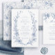 Chinoiserie Blaue Blumenkarten und Geschenke Poster (Von Creator hochgeladen)