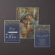 Chic gold Konfetti blauen Hochzeitsempfang Poster (Personalisiere diese Kollektion eines unabhängigen Creators.)