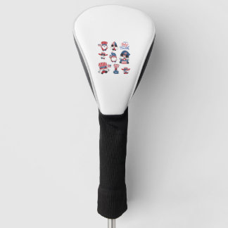 Collection of th of July Gnomes   Golf Headcover