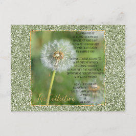 Collective Poem Postkarte