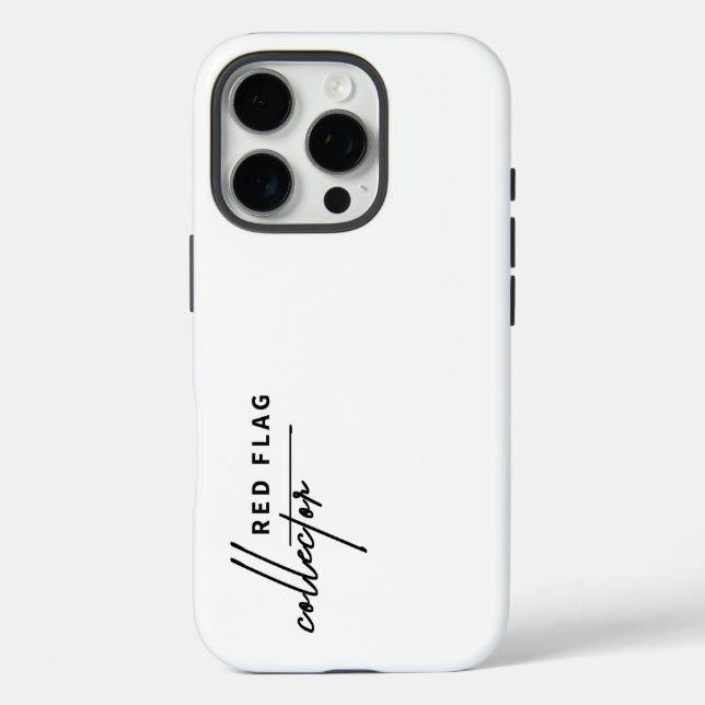 Collector für rote Fahnen \ Case-Mate iPhone Hülle (Rückseite)