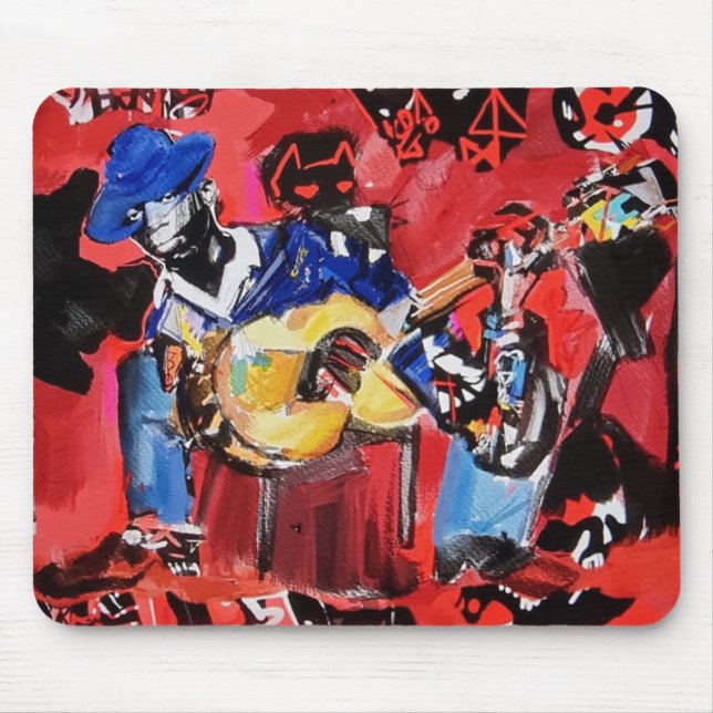 "Collector Keepin' The Blues Alive" Mouse Pad Mousepad (Vorne)