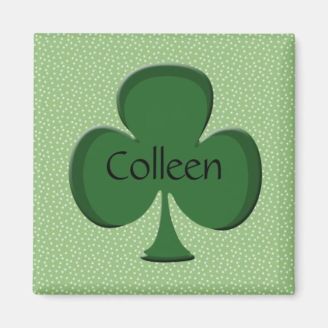 Colleen Kleeblatt Magnet (Vorne)