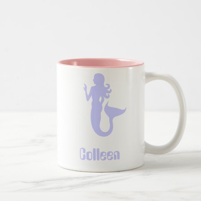 Colleen Lila Mermaid Kaffee Tasse (Rechts)
