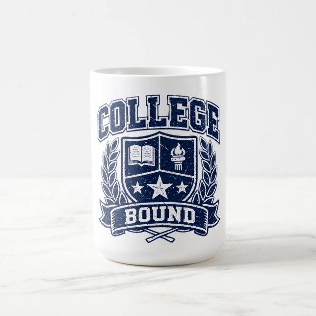 College Bound – Neue Reise Studentenstolz Kaffeetasse (Mittel)