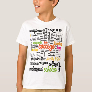 College Education Word Cloud patterns T-Shirt