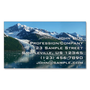 College Fjord II Schöne Alaska-Fotografie Magnetische Visitenkarte