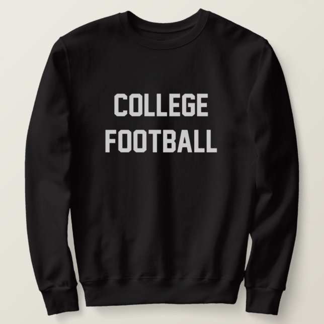 College-Football-Sweatshirt Sweatshirt (Design vorne)