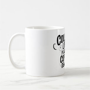 "College Life Powered by Coffee - Fuel your Days i Kaffeetasse