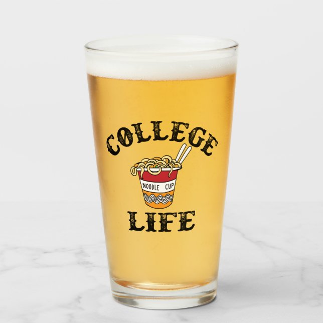 College Life Ramen Glas (Vorne (Gefüllt))