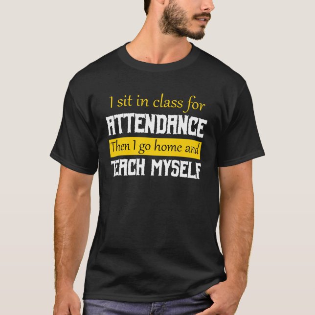 College Student 100 Days of School High School 2 T-Shirt (Vorderseite)