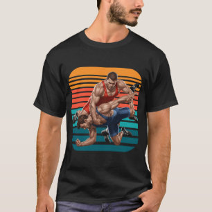 College-Wrestling-Ringer Grafik-T-Shirt Athlet T-Shirt