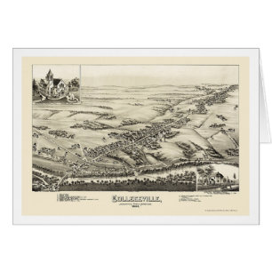 Collegeville, panoramische Karte PAs - 1894