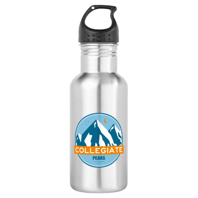 Collegiate Peaks Colorado Edelstahlflasche (Vorderseite)
