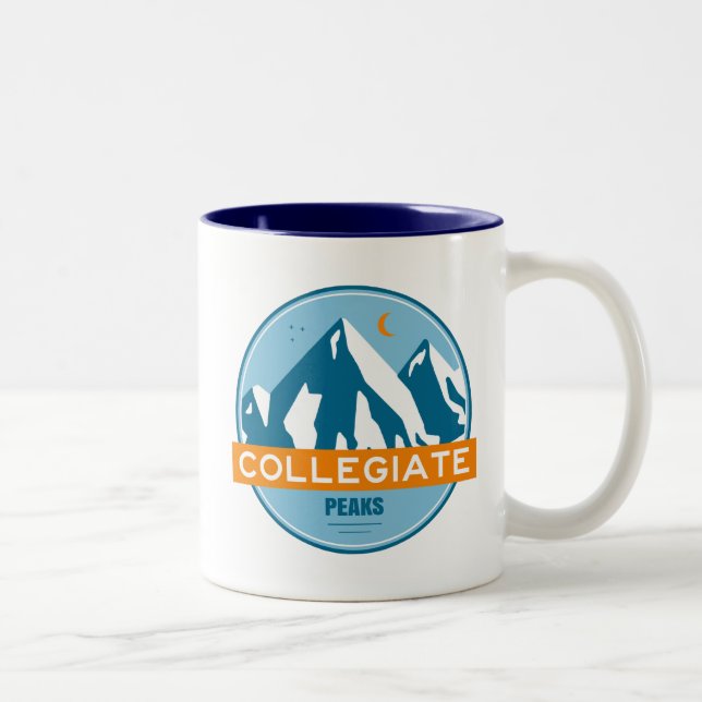 Collegiate Peaks Colorado Zweifarbige Tasse (Rechts)