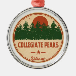 Collegiate Peaks Wilderness Colorado Ornament Aus Metall