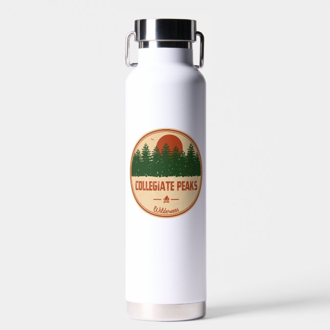 Collegiate Peaks Wilderness Colorado Trinkflasche (Vorne)