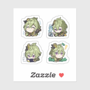 Collei Genshin Impact 4er Sticker Set Extra P