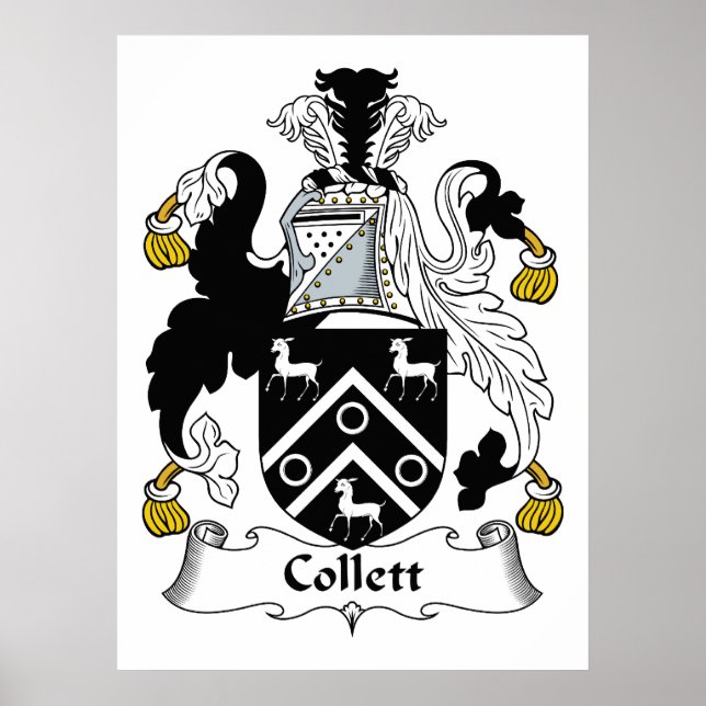 Collett Familienwappen Poster (Vorne)