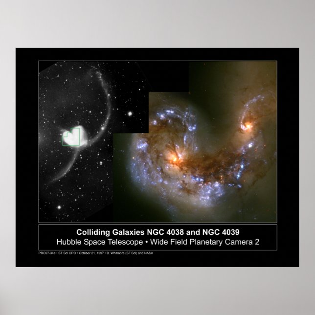 CollidingGalaxies-1997-34a Poster (Vorne)