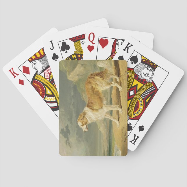 Collie, 1809 (Öl an Bord) Spielkarten (Rückseite)
