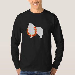 Collie Aloha Hawaiian Lei Dog T-Shirt