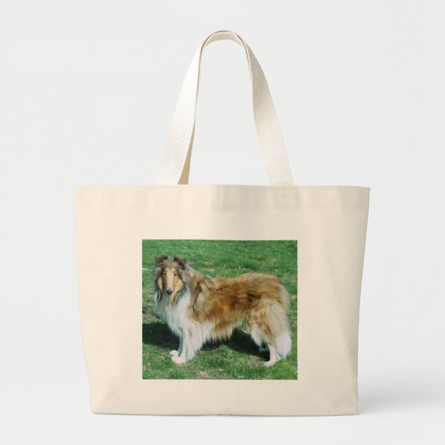 Collie Bag Jumbo Stoffbeutel (Vorne)