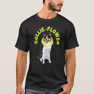 Collie Blume Hund Welpe Paw Liebe Border Collie 1 T-Shirt