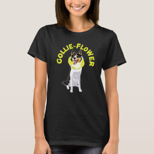 Collie Blume Hund Welpe Paw Liebe Border Collie 1 T-Shirt