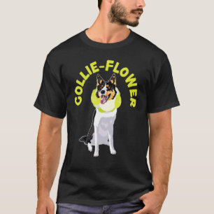 Collie Blume Hund Welpe Paw Liebe Border Collie 1 T-Shirt